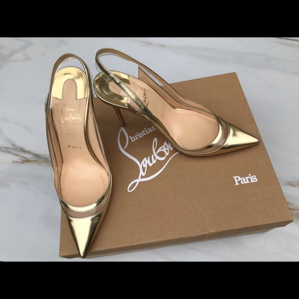 100mm Paulina Slingback Christian Louboutins